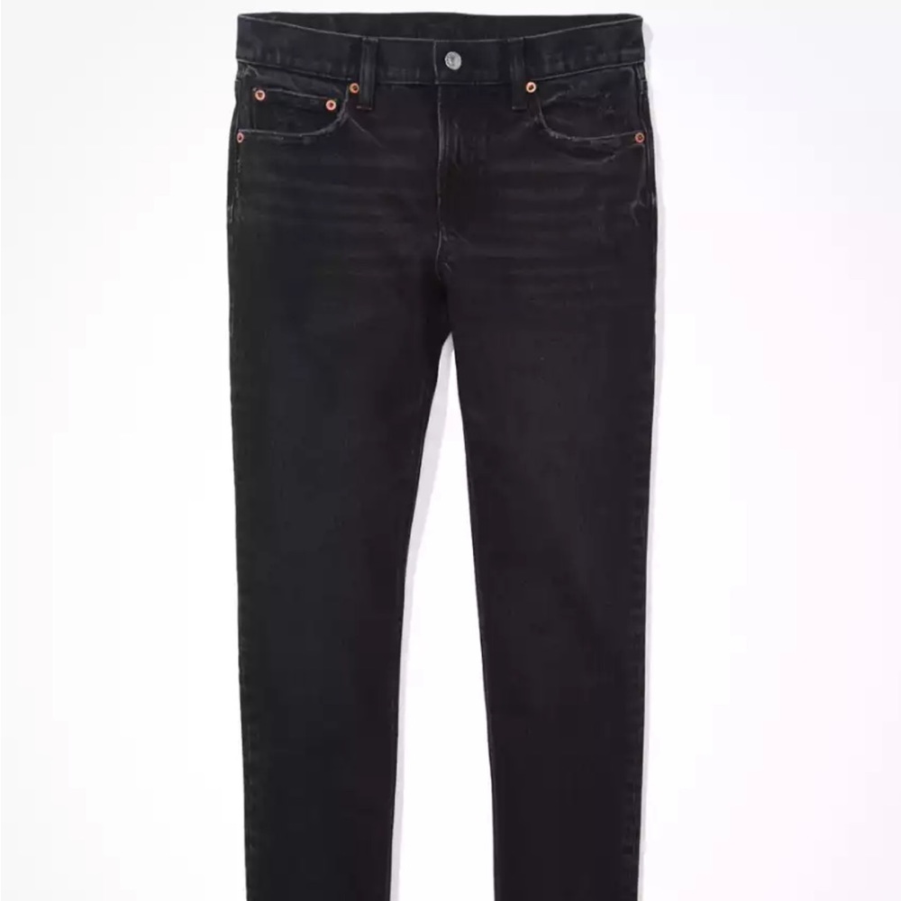 Brand new AE American Eagle stretch '90s skinny jeans in black wash.Size 12